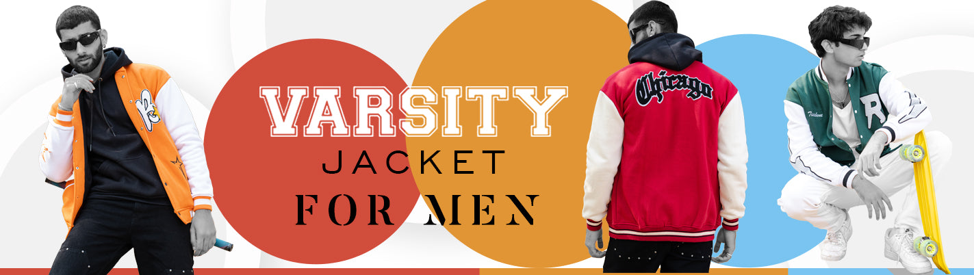 Plus Size Men's Handsome Varsity Jacket For Fall Winter - Temu