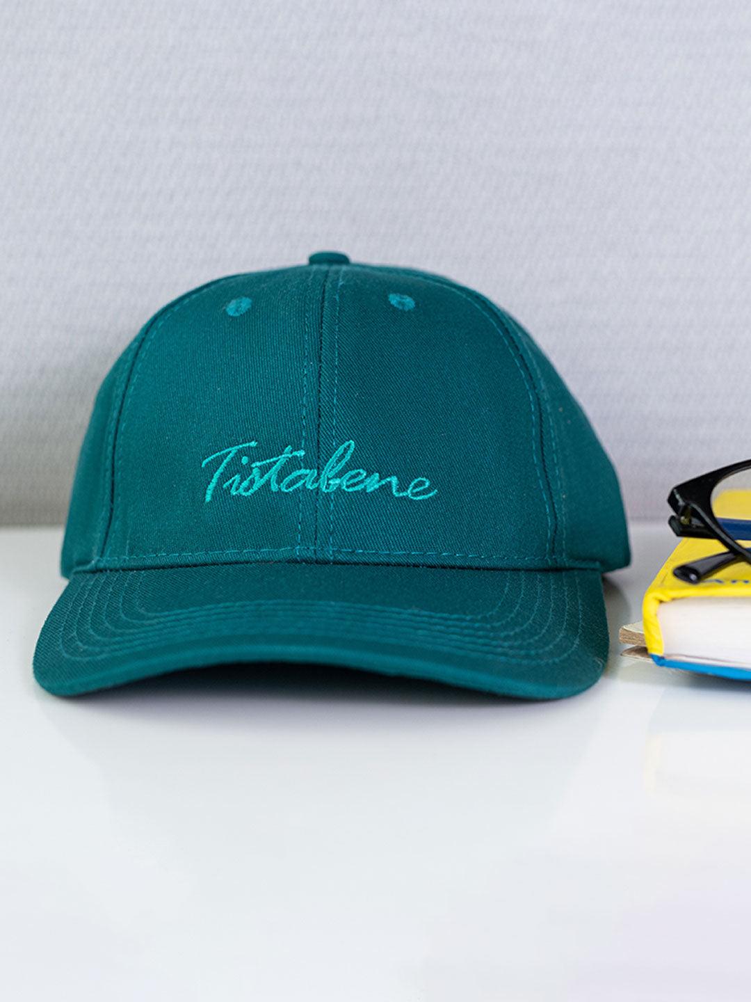 Tistabene Embroidered Teal Blue Free Size Unisex Baseball Caps - Tistabene