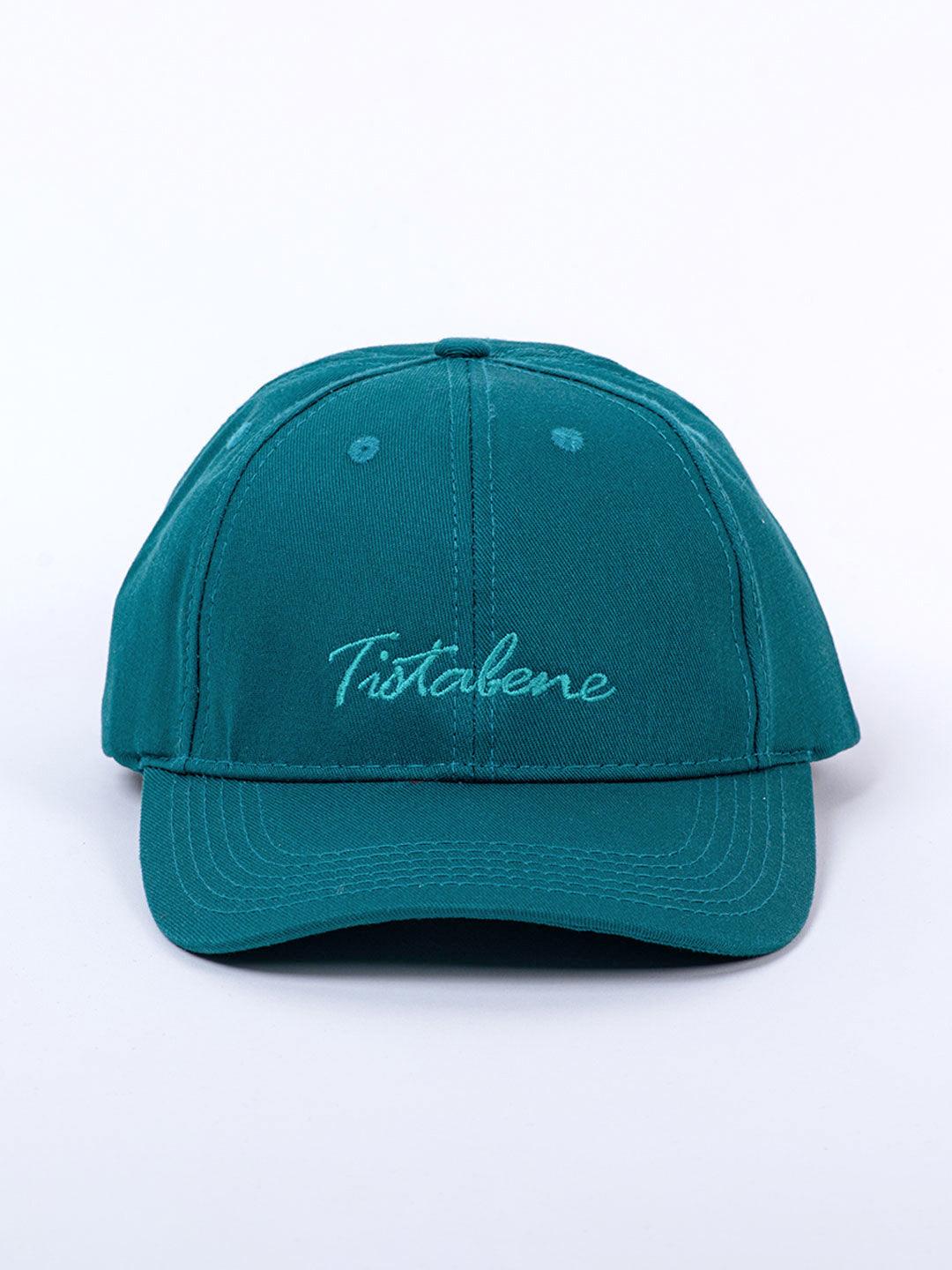 Tistabene Embroidered Teal Blue Free Size Unisex Baseball Caps - Tistabene