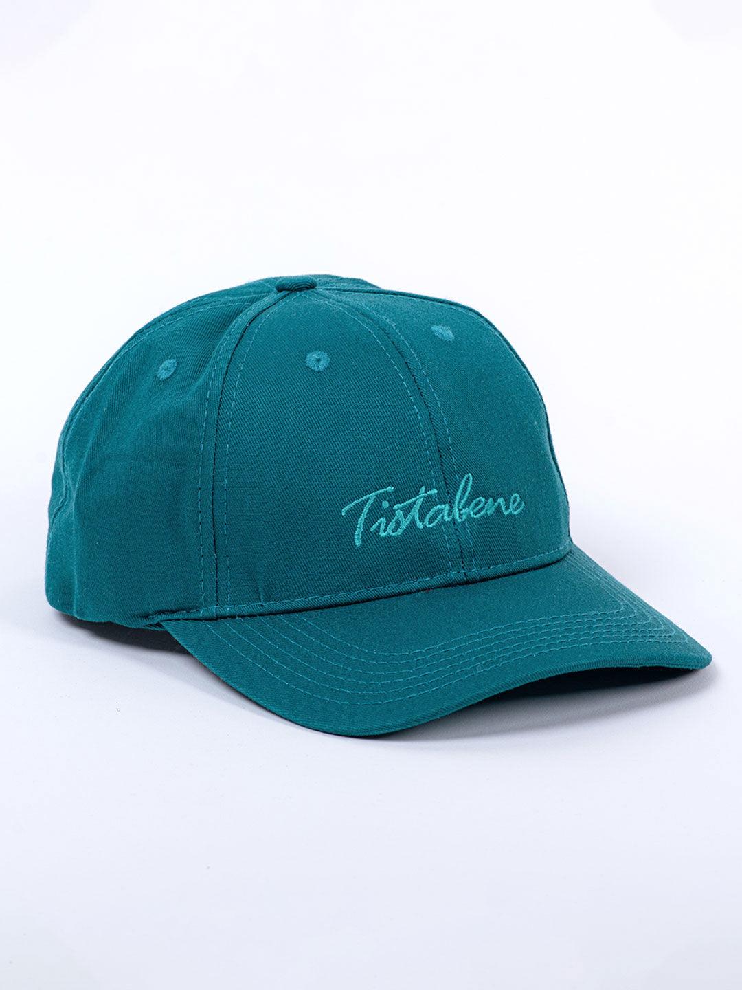 Tistabene Embroidered Teal Blue Free Size Unisex Baseball Caps - Tistabene