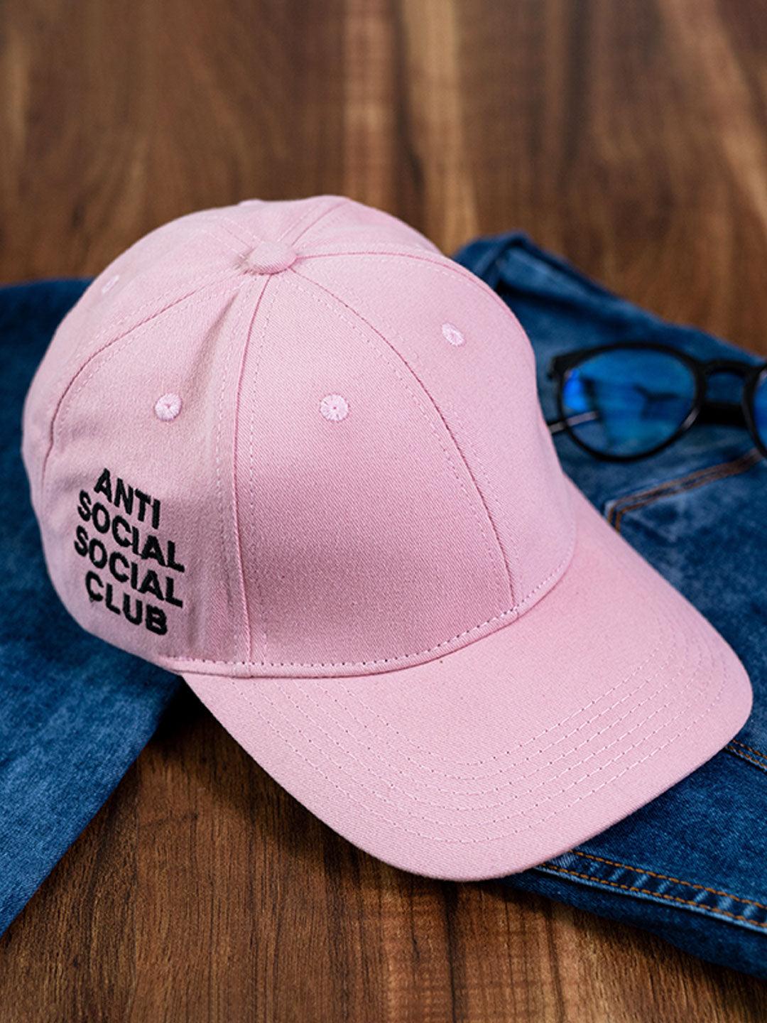 Baby Pink Free Size Unisex Baseball Caps - Tistabene