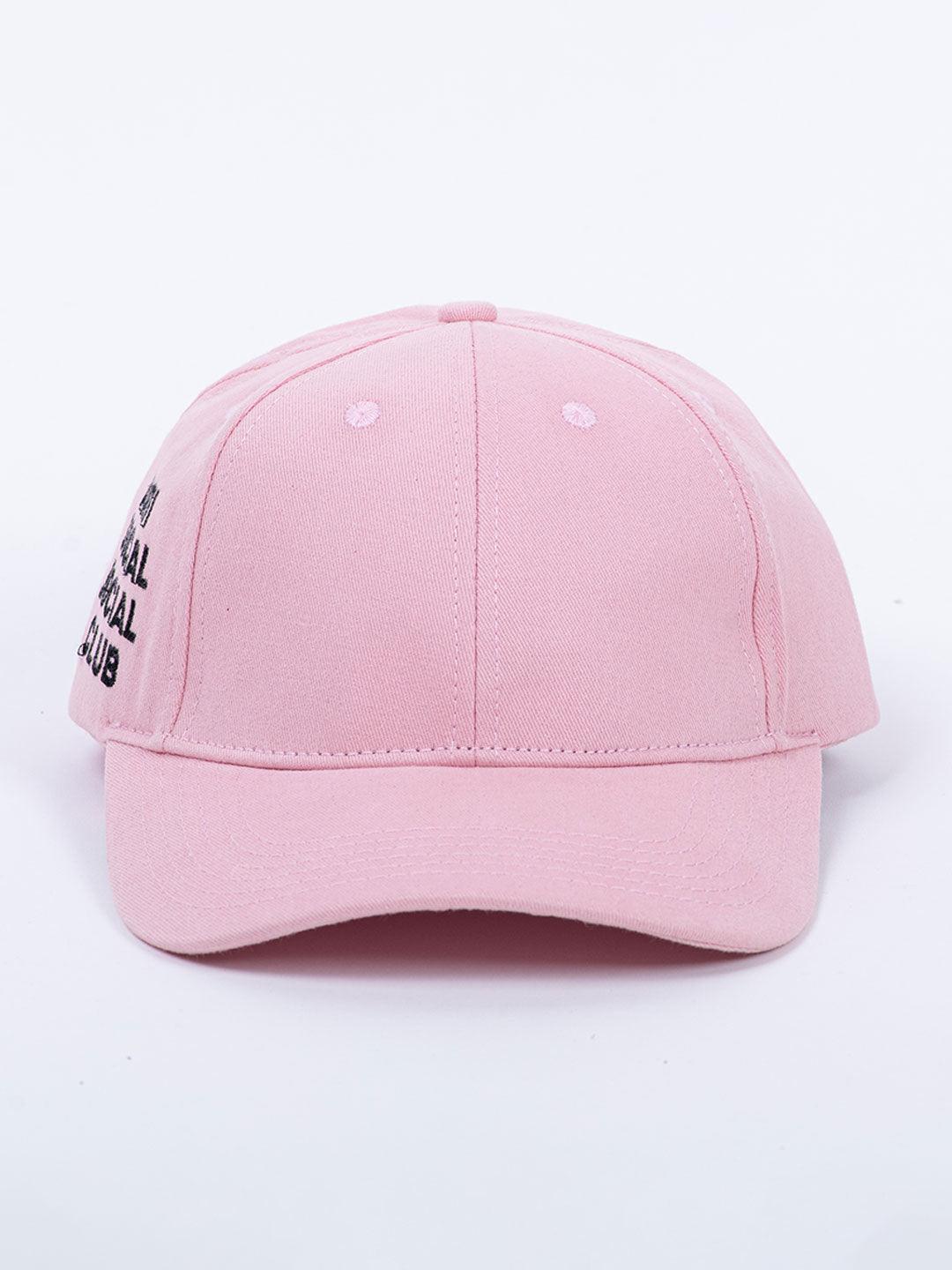 Baby Pink Free Size Unisex Baseball Caps - Tistabene