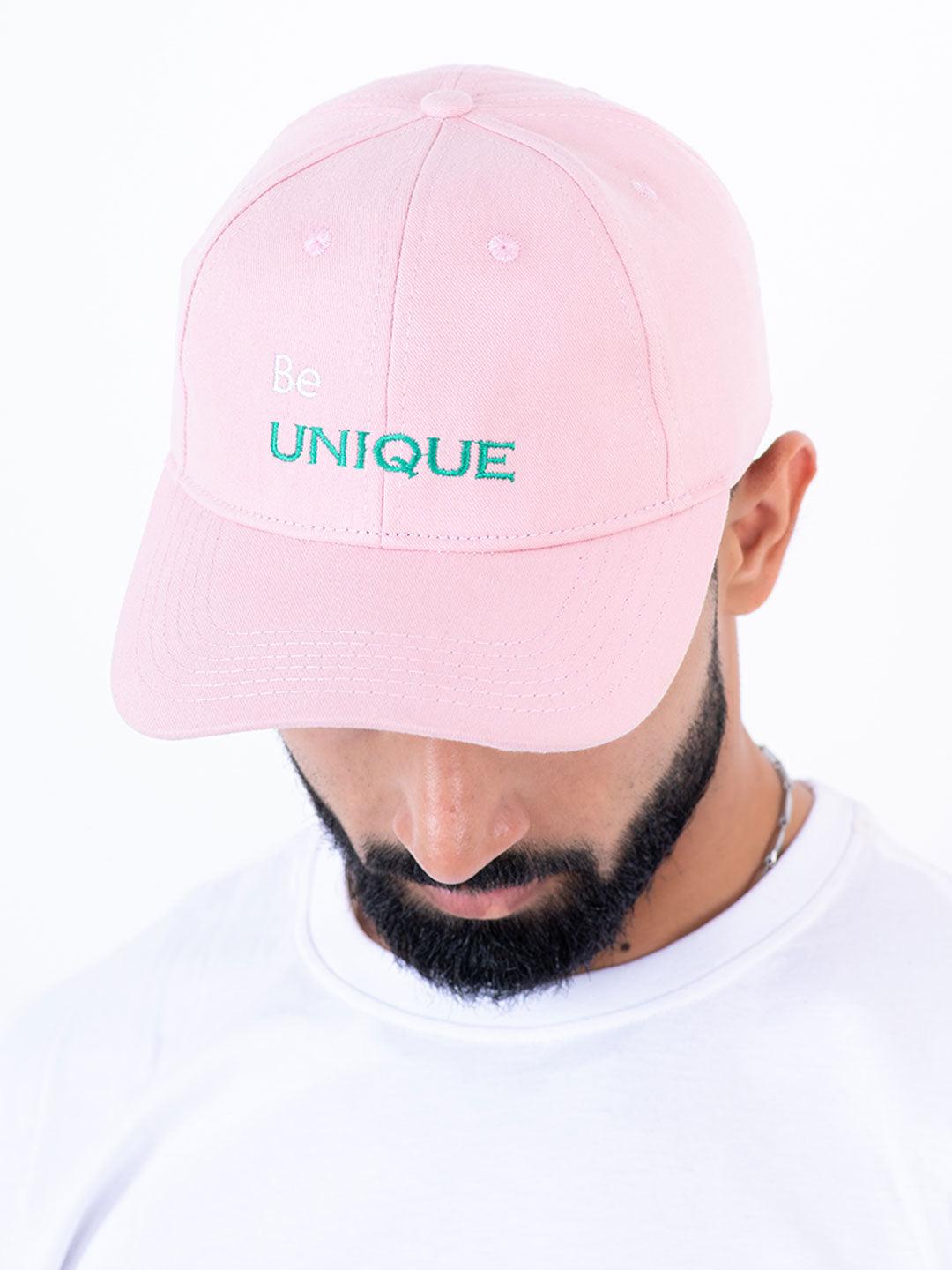 Be Unique Baby Pink Free Size Unisex Baseball Caps - Tistabene