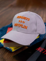 Sunsets Over Netflix Light Grey Free Size Unisex Baseball Caps - Tistabene