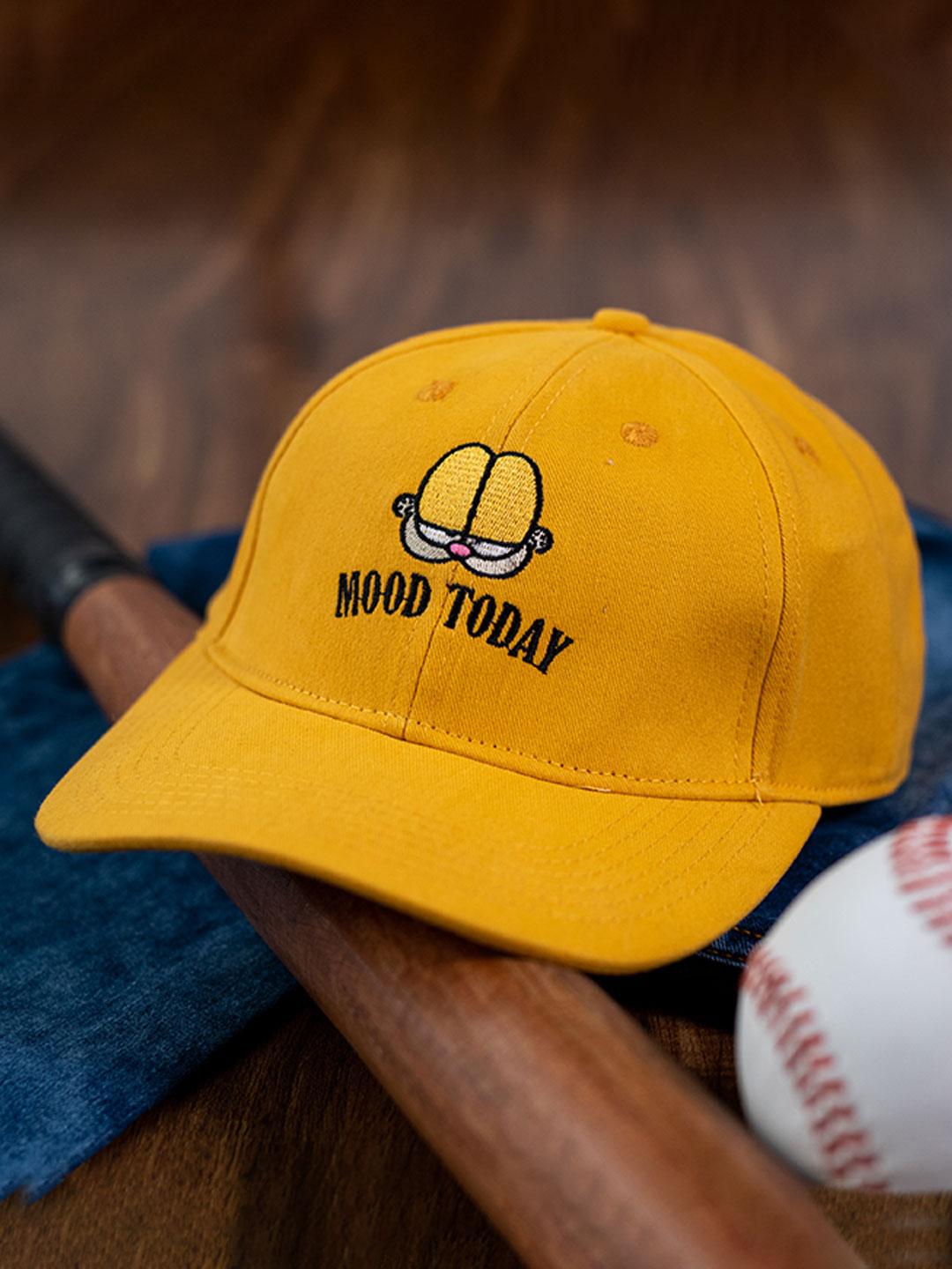 Mood Today Yellow Free Size Unisex Baseball Caps - Tistabene