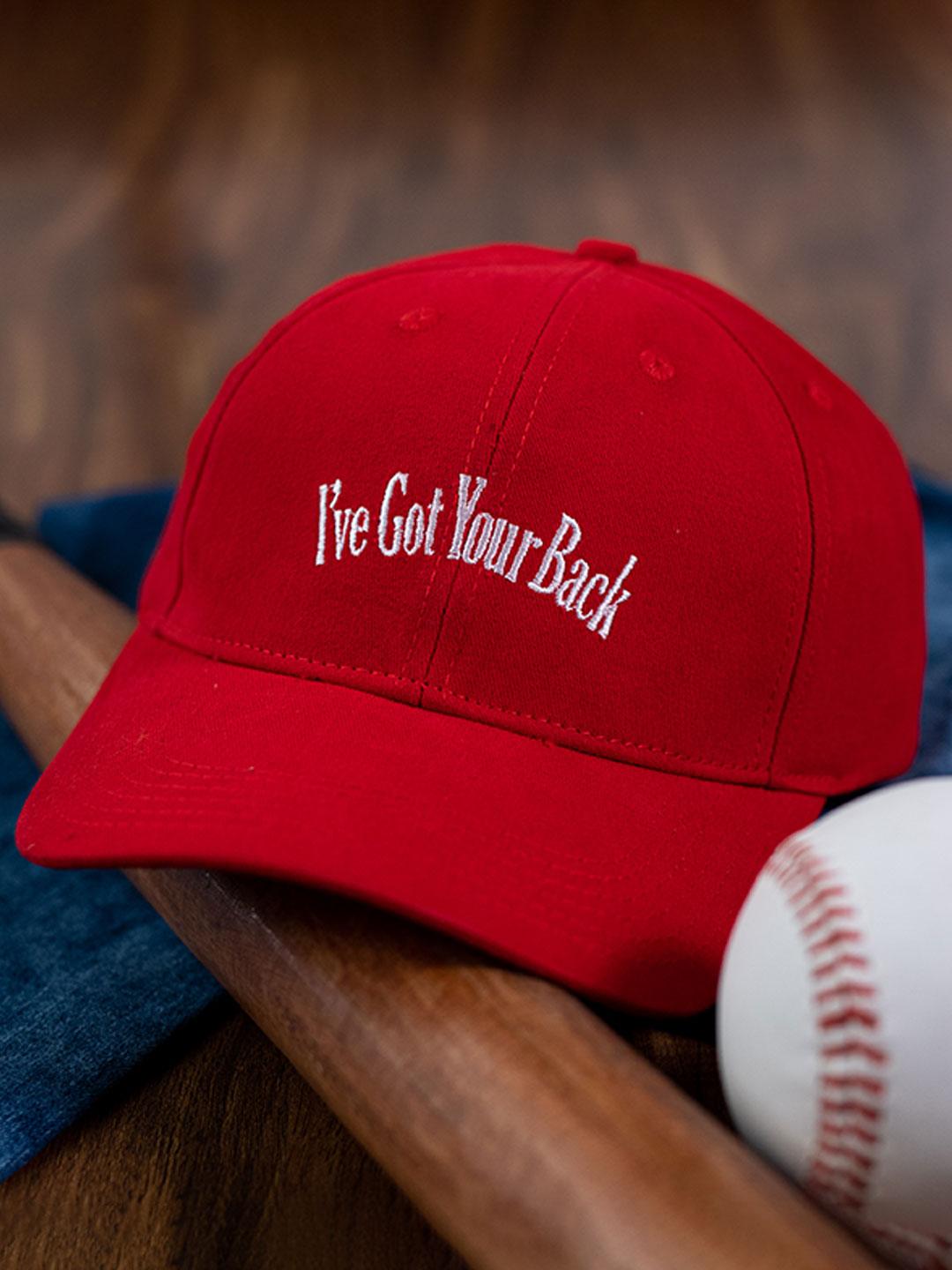 I'Ve Got Your Back Red Free Size Unisex Baseball Caps - Tistabene