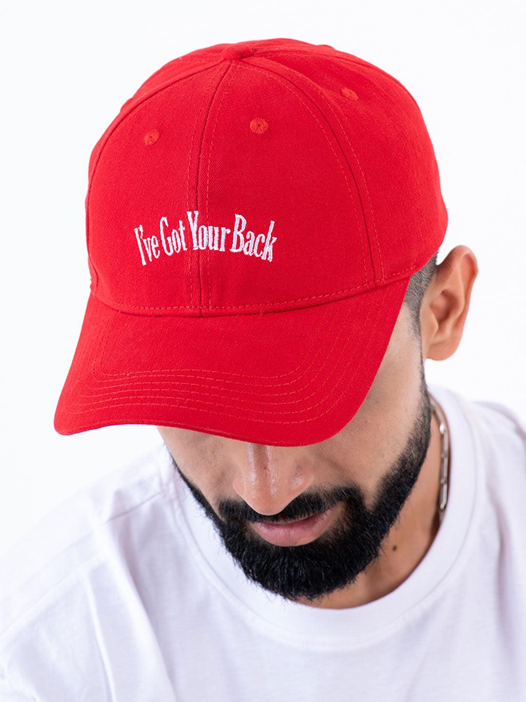 I'Ve Got Your Back Red Free Size Unisex Baseball Caps - Tistabene