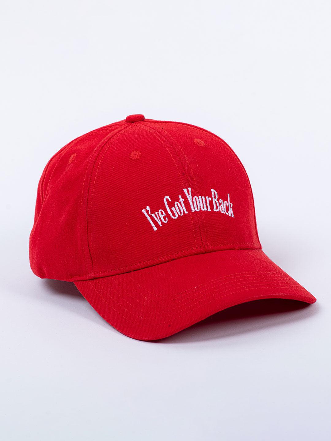 I'Ve Got Your Back Red Free Size Unisex Baseball Caps - Tistabene