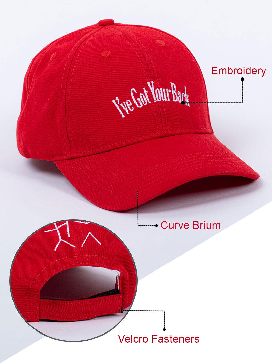 I'Ve Got Your Back Red Free Size Unisex Baseball Caps - Tistabene