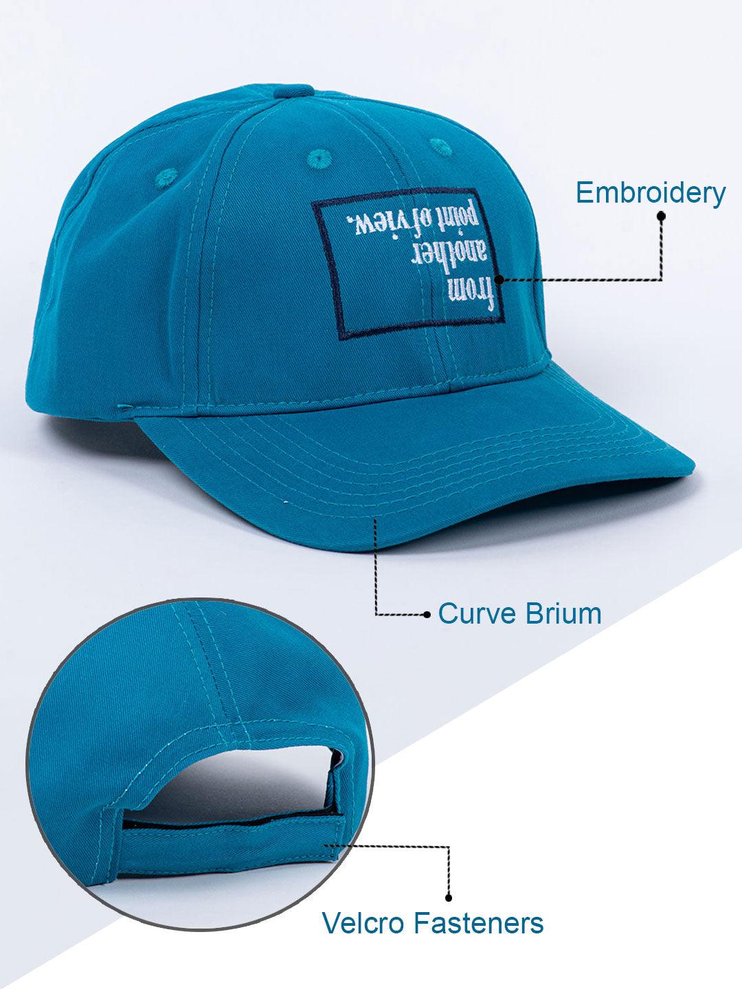 From Another Point Of View Ocean Blue Free Size Unisex Baseball Caps - Tistabene