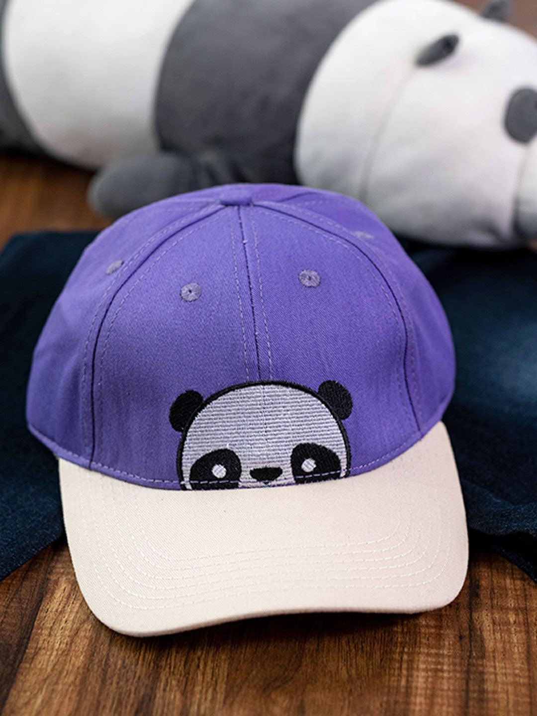 Panda Embroidered Multi Free Size Unisex Baseball Caps - Tistabene