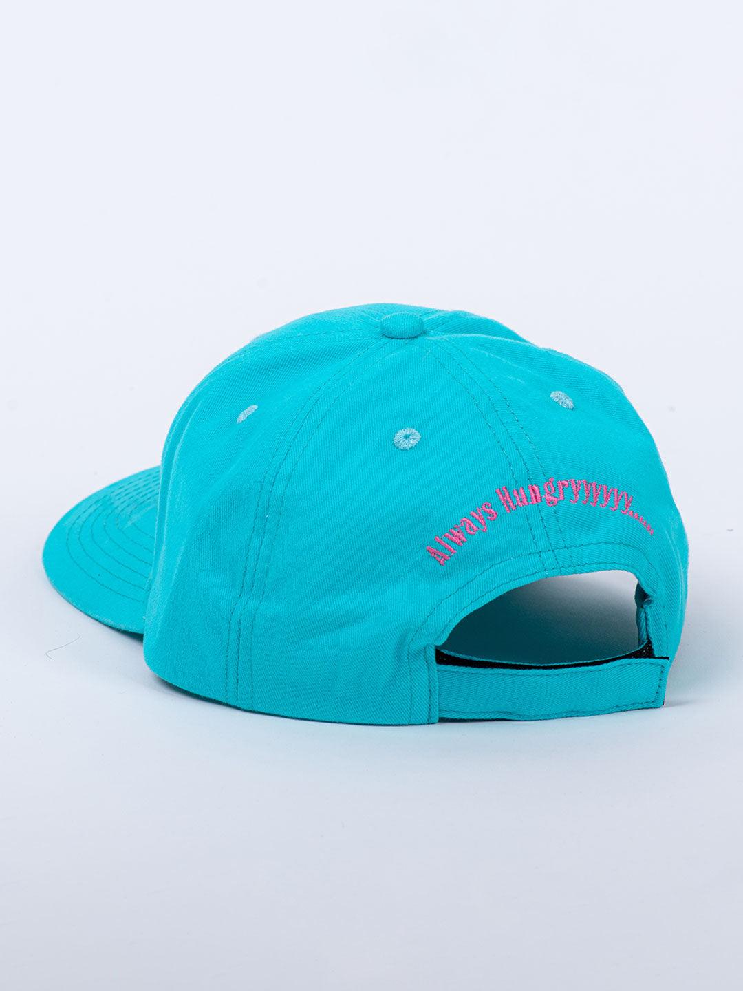 I'M On Seafood Diet Embroidered Sky Blue Free Size Unisex Baseball Caps - Tistabene