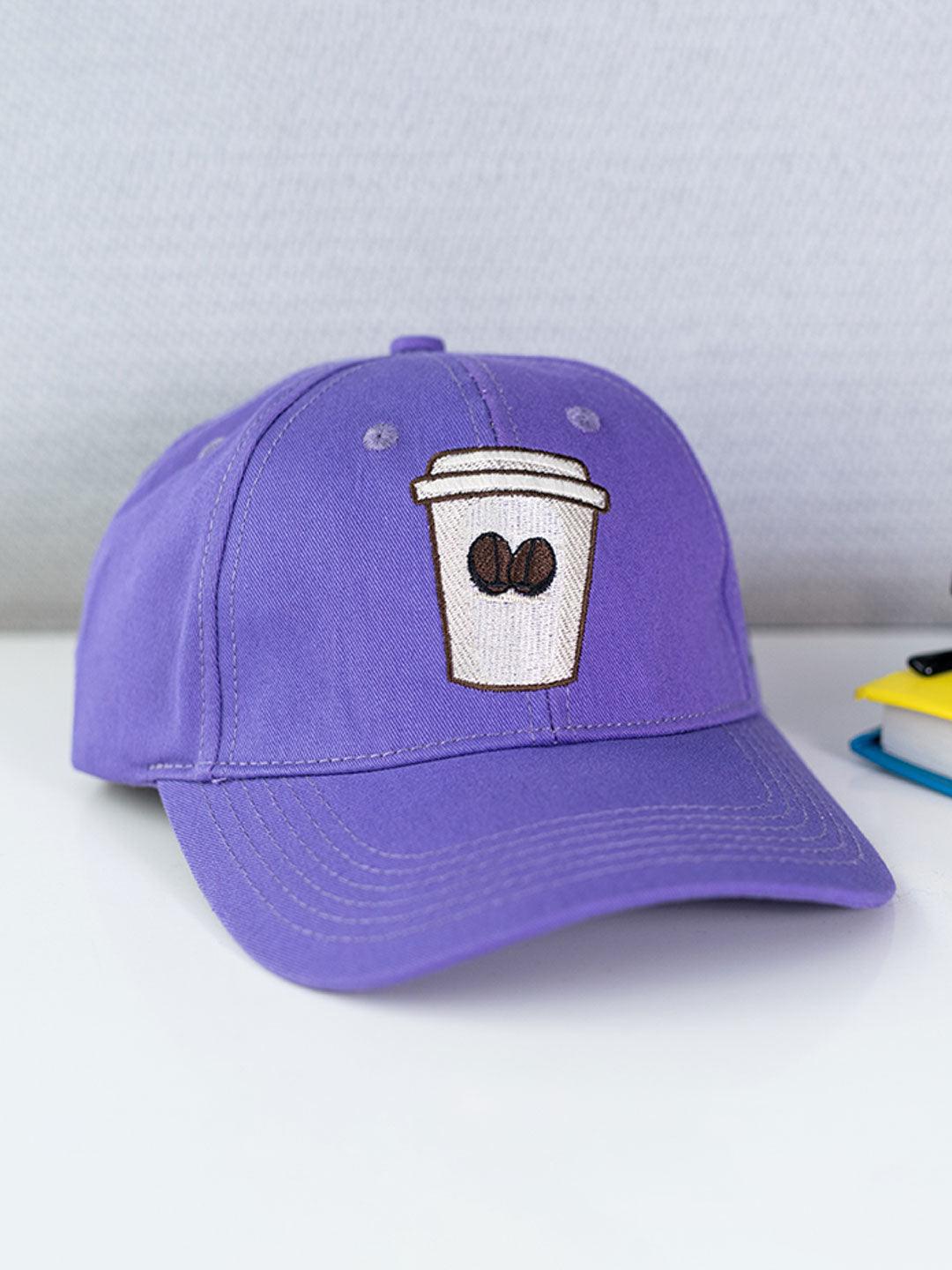 Coffee Mug Purple Free Size Unisex Baseball Caps - Tistabene