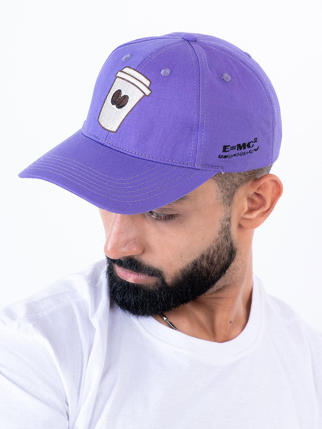 Coffee Mug Purple Free Size Unisex Baseball Caps - Tistabene