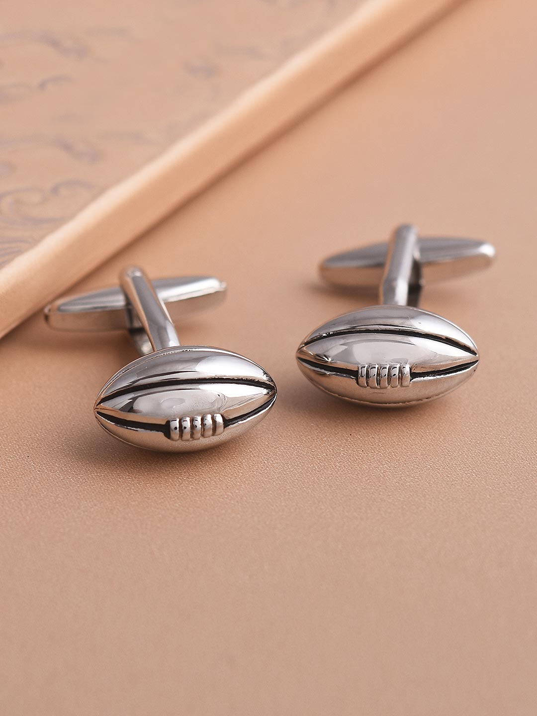 Base Ball Design Sports Stylish High Finished Cufflink