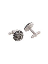 Enameled Ethnic Bullet Back Cufflink