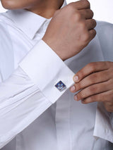 Enameled Corporate Bullet Back Cufflink