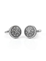 Filigree Ethnic Designer Silver Plated Cufflinks