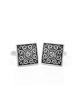 Silver Plated Designer Cufflink