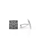 Silver Plated Designer Cufflink