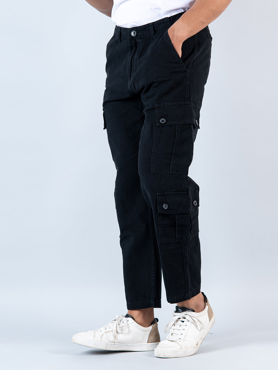 WSSBK Black Cargo Pants Men Women Streetwear Korean Style High Waist Pants  Spring Plus Size Trousers (Color : A, Size : S code): Buy Online at Best  Price in UAE - Amazon.ae