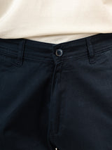 Navy Blue Baggy Fit Chinos Cotton Cargo Pants