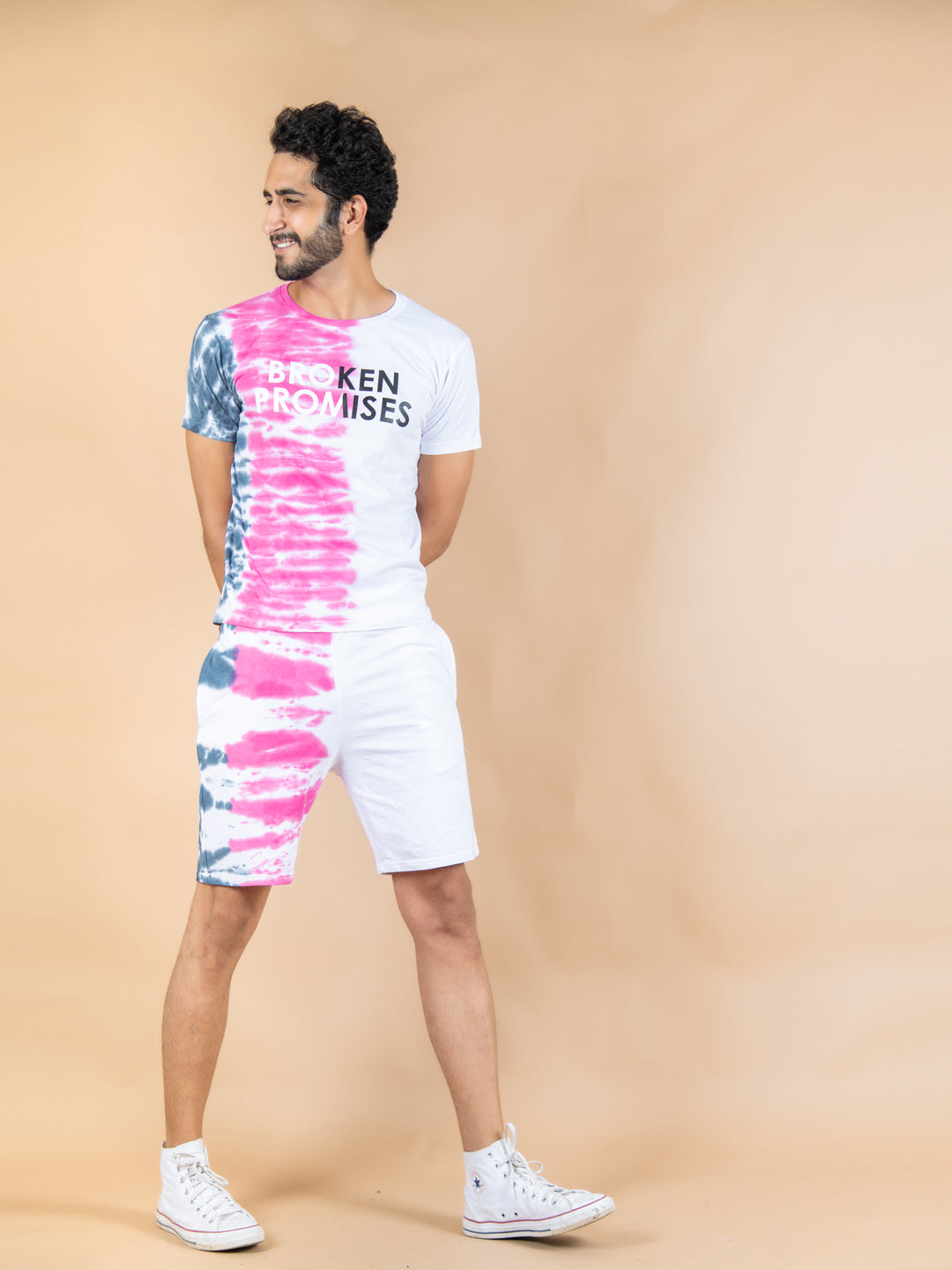 Broken Promises Tie and Dye T-shirt and Shorts