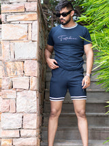 Blue Tistabene Printed T-shirt & Shorts Co-ord Set