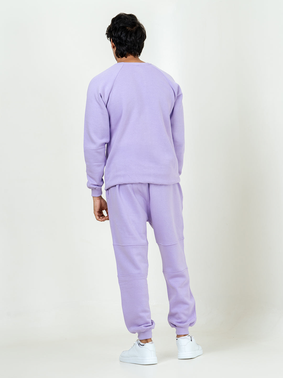 Lilac Round Neck Sweatshirt With Jogger Co-ord Set