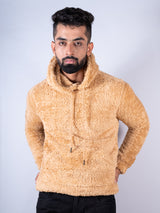 Light Brown Sherpa Hoodie