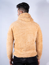 Light Brown Sherpa Hoodie