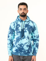 Blue Tie-Dye Hoodie