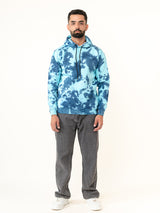 Blue Tie-Dye Hoodie