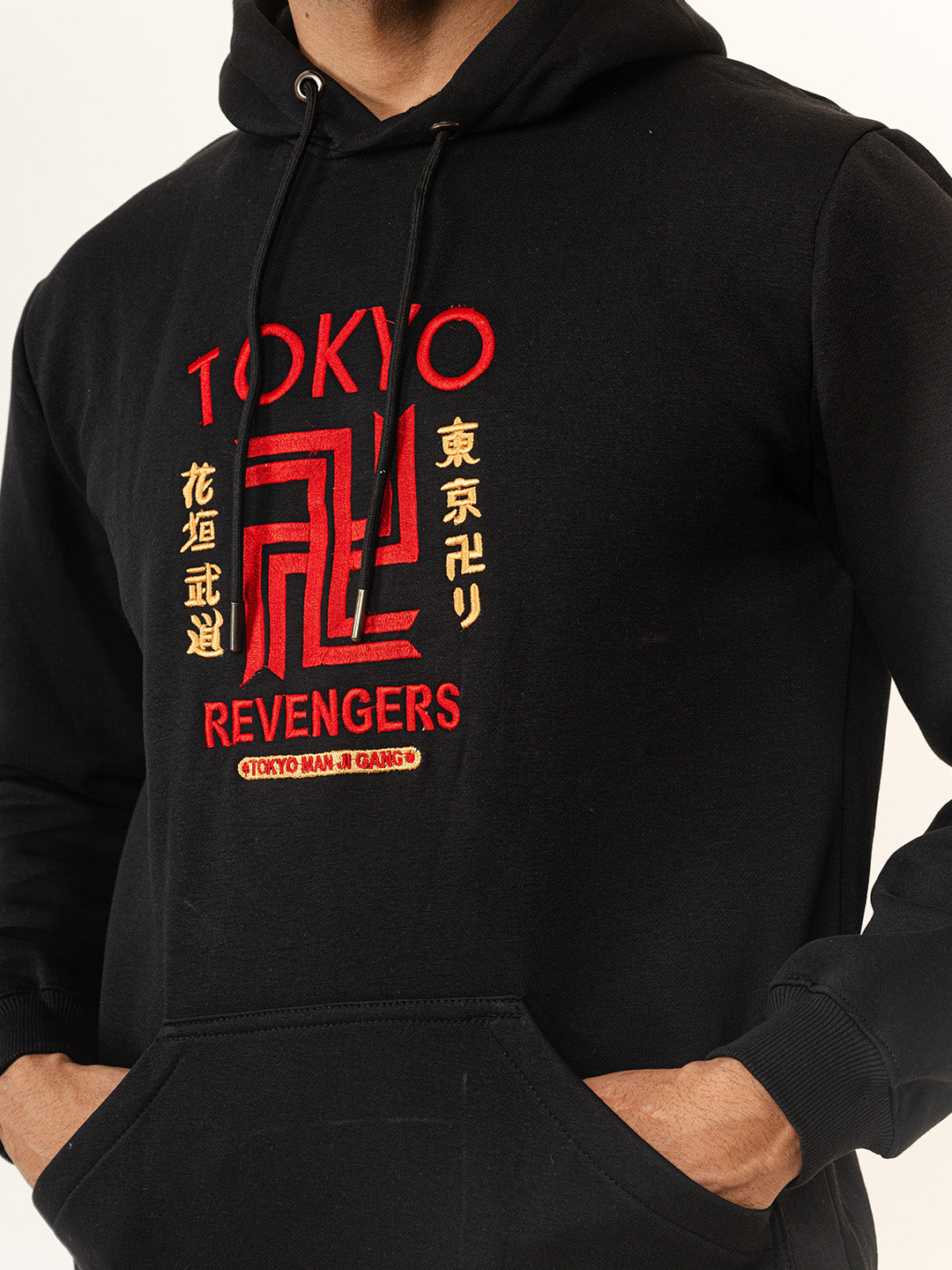 Black Tokyo Manji Revengers Printed Hoodie (Unisex)