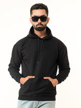 Solid Black Hoodie