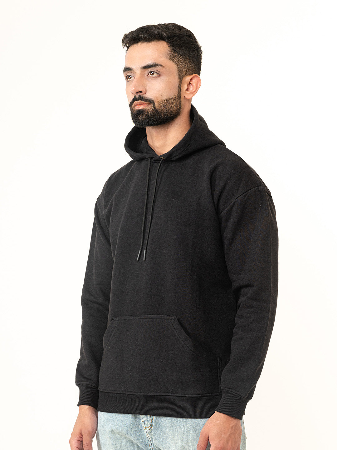 Solid Black Hoodie