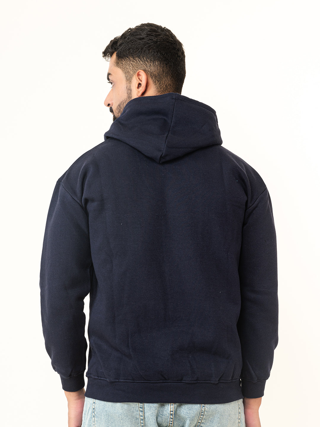 Solid Navy Blue Hoodie