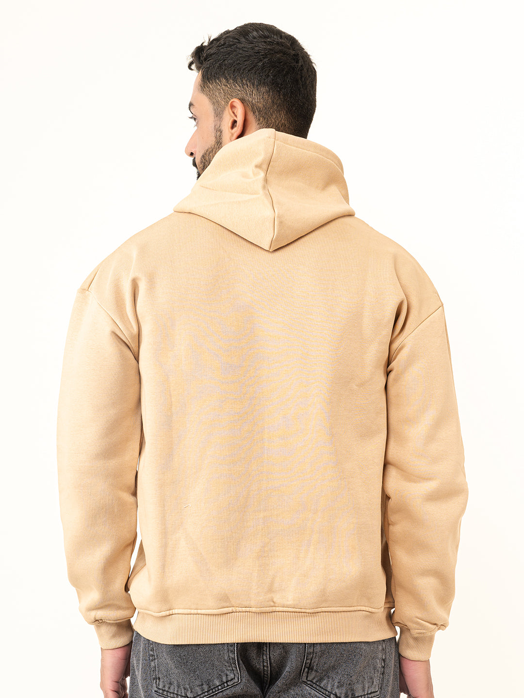 Solid Beige Hoodie