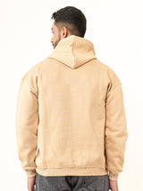 Solid Beige Hoodie