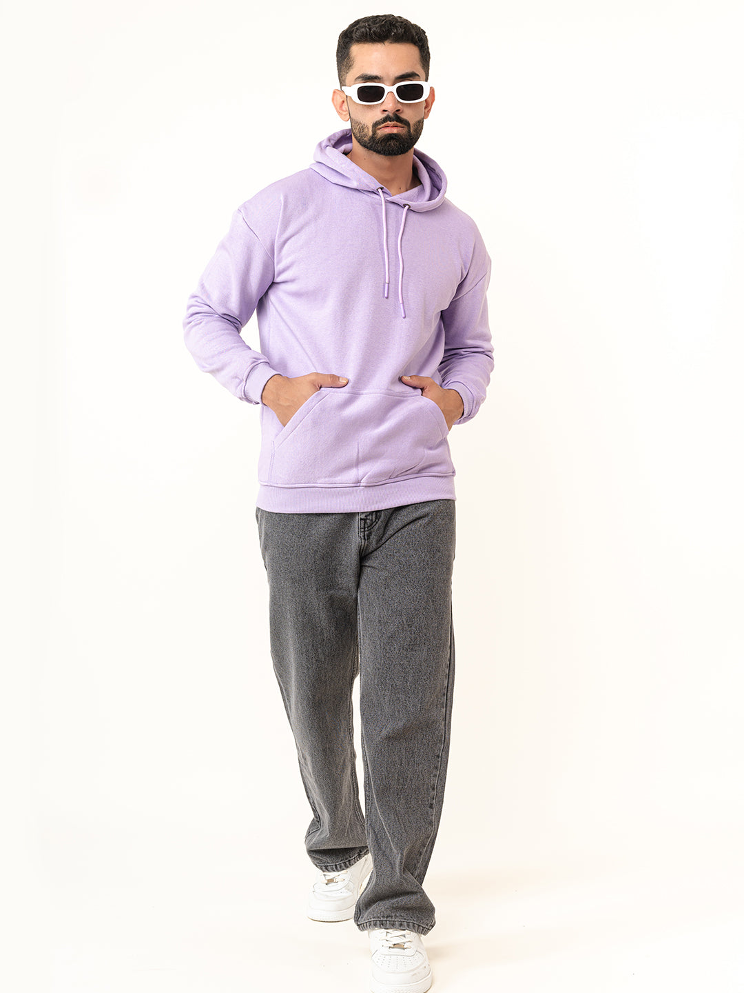 Solid Lilac Hoodie