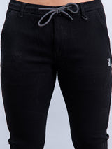 black joggers for men