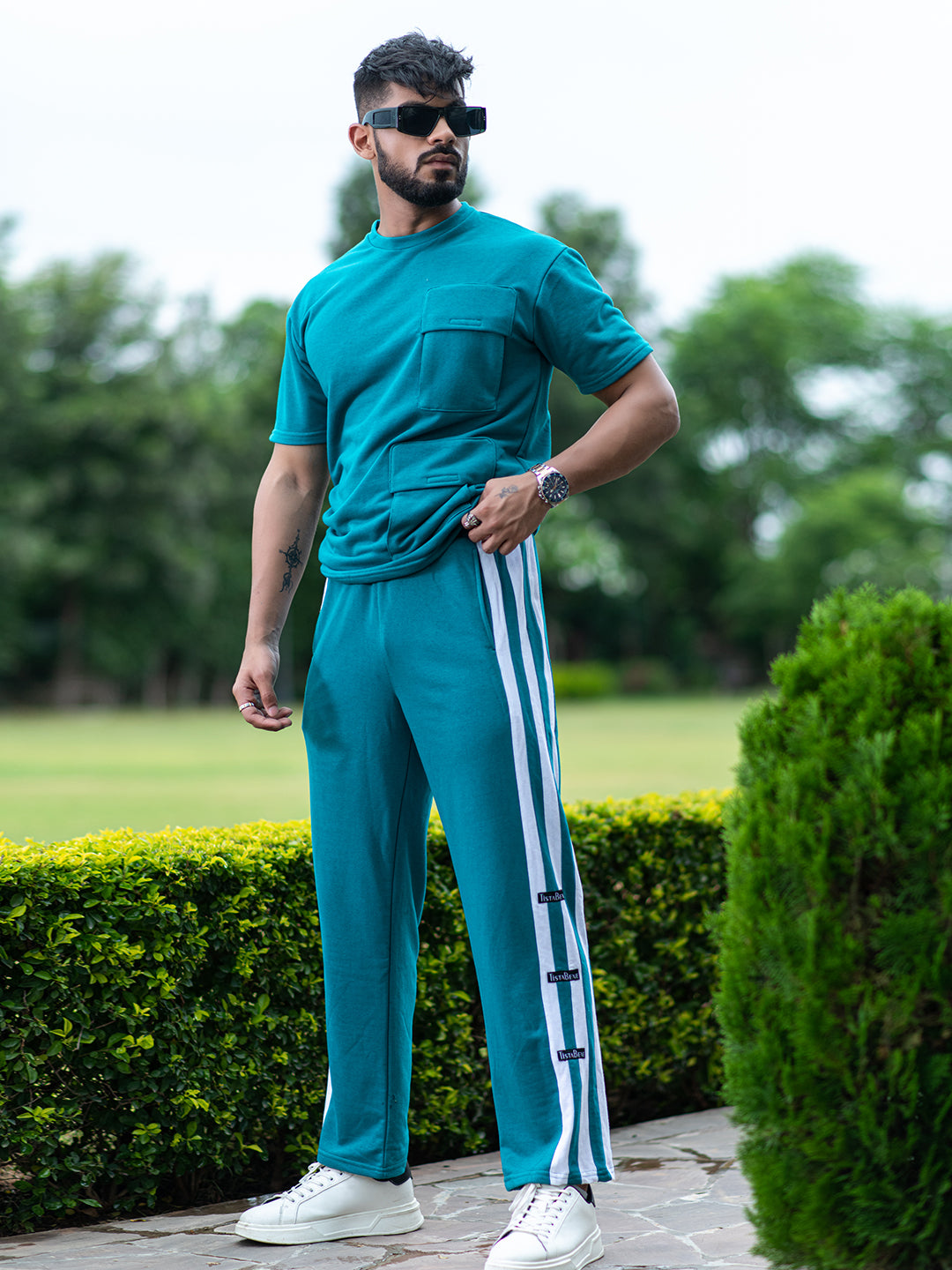 Teal Blue Tistabene Track Pant