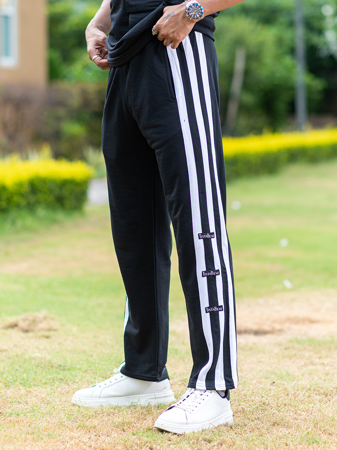 Black Tistabene Track Pant