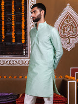 Brook Green Floral Jacquard Men's Kurta