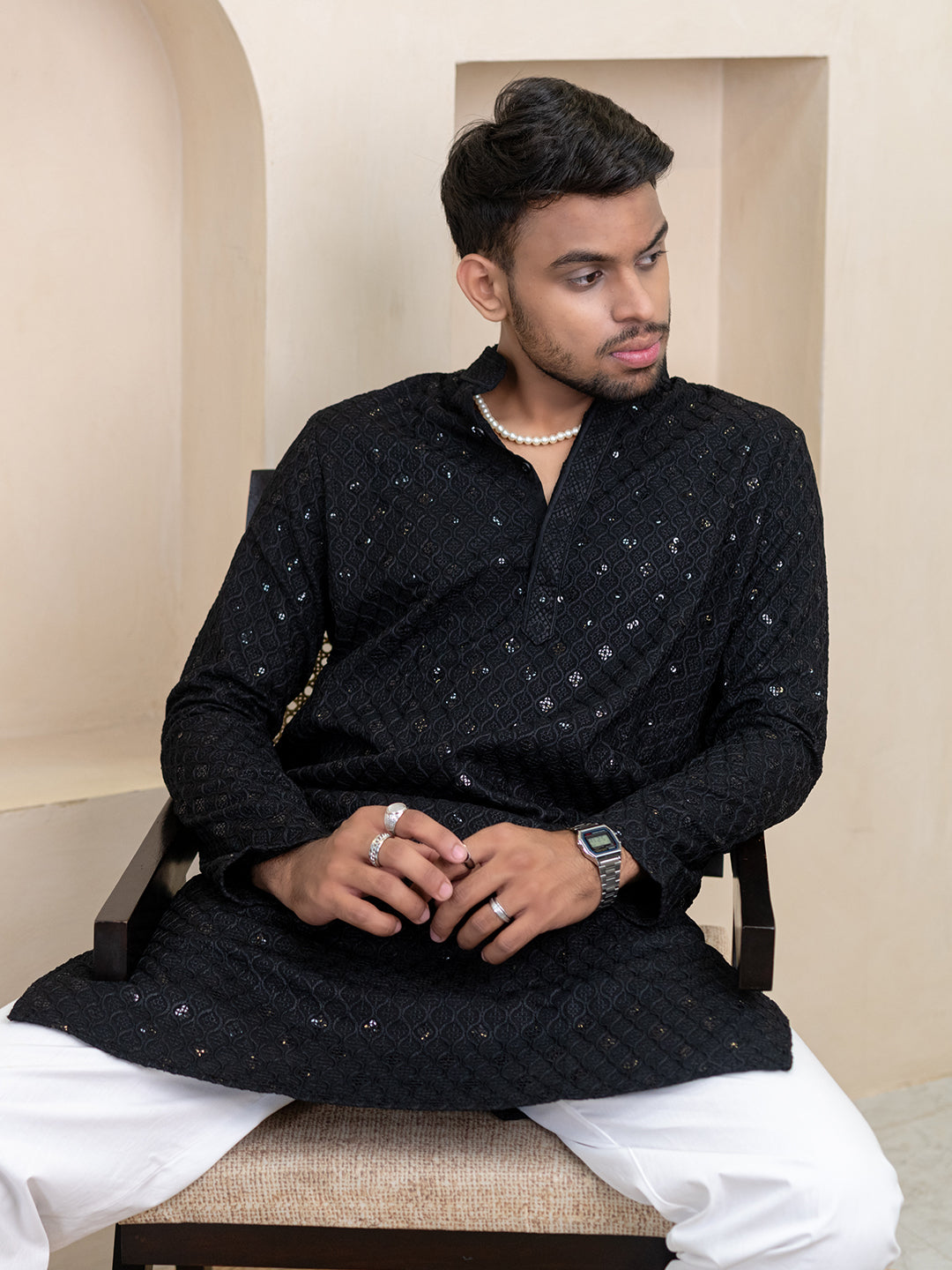 black kurta