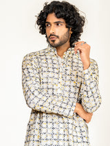 Multicolor Rayon Digital Embrodidery Kurta