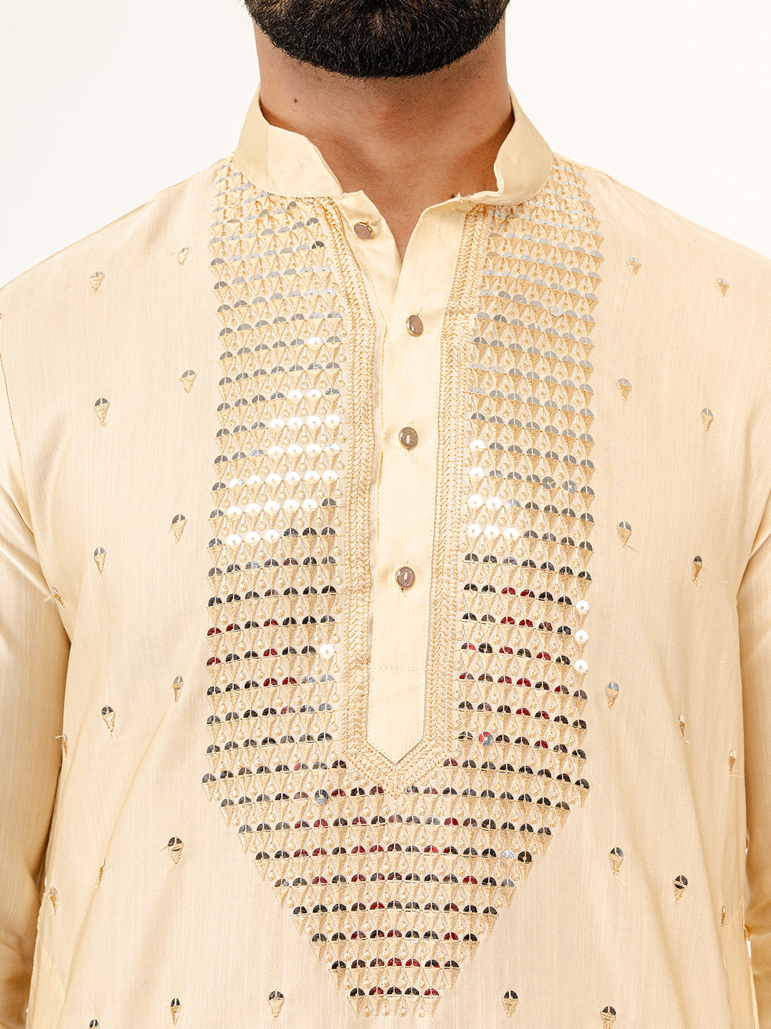 embroidered kurta for men