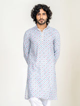 Multi Color Embroidered Kurta for Men