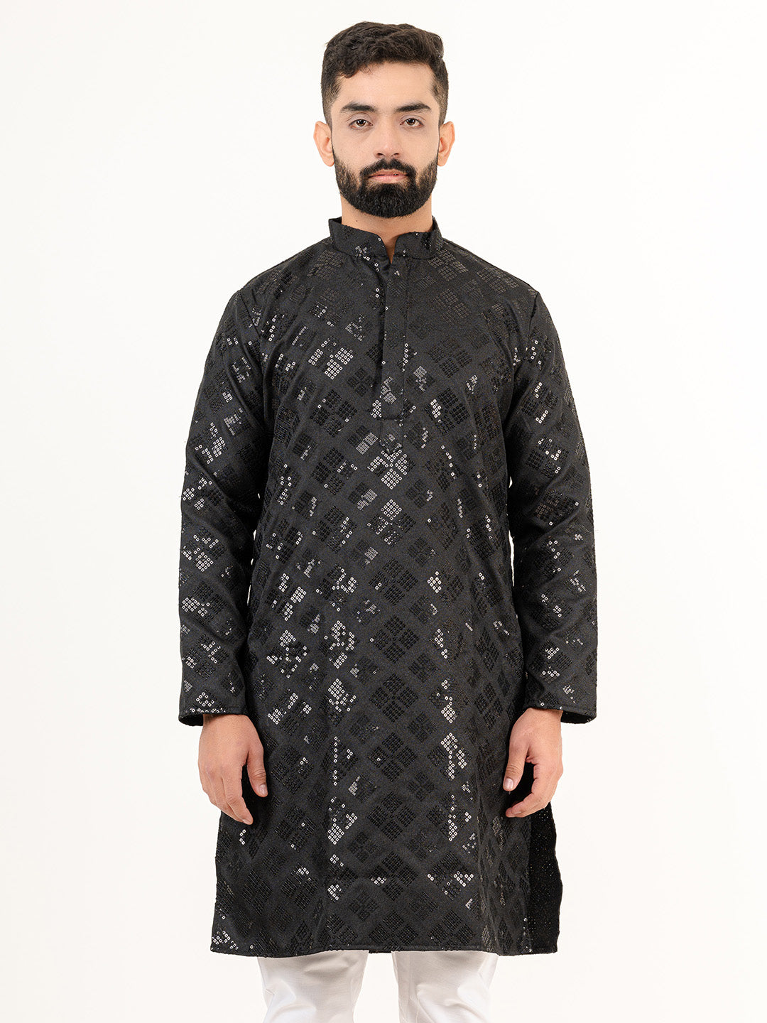 Black Kurta for Men