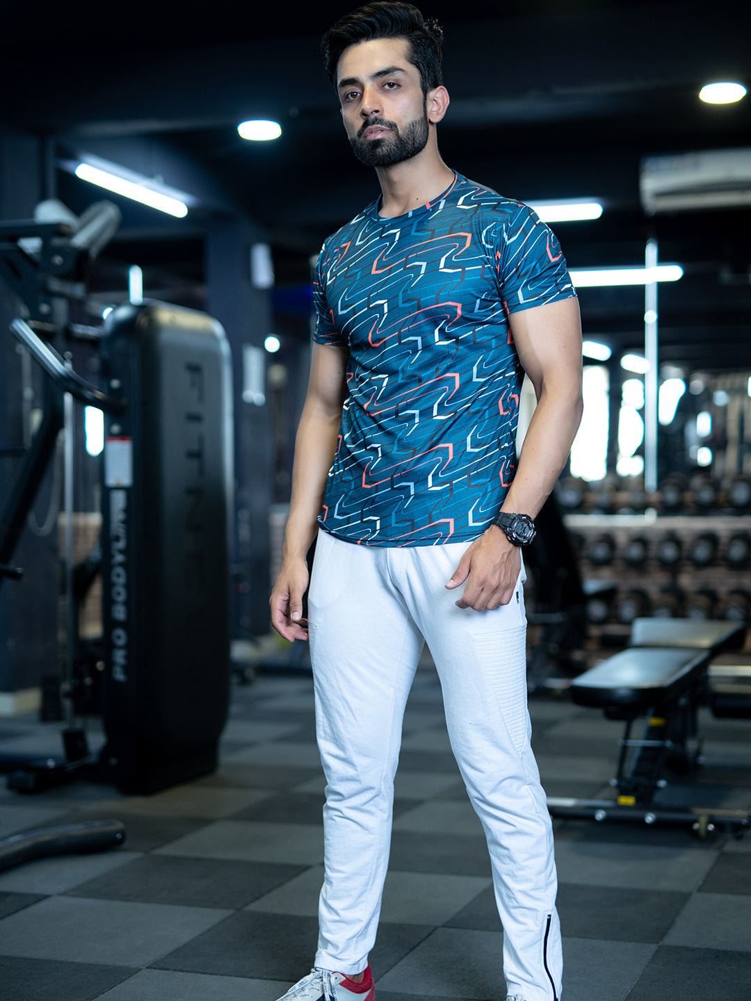 mens gym active wear t-shirt